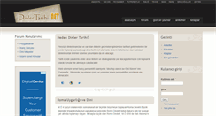 Desktop Screenshot of dinlertarihi.net